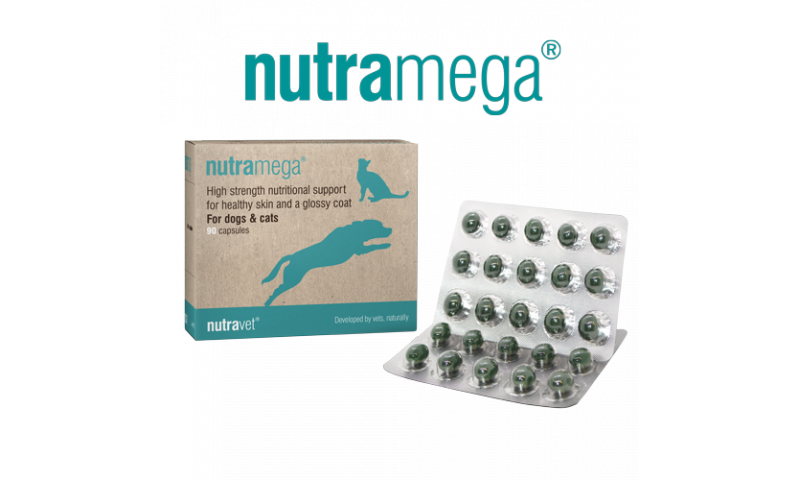 Nutramega for dogs & cats 90 capsules